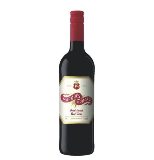 Вино Marques de Rocas Red Semi Sweet червоне напівсолодке 0.75л 10.6-12.9%