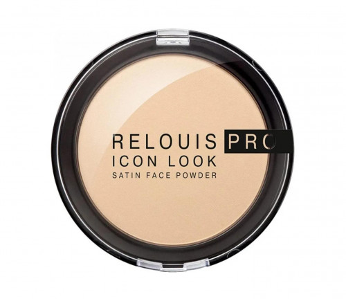 Компактна пудра для обличчя Complimenti! Relouis Pro Icon Look Satin Face Powder тон 01, 9г