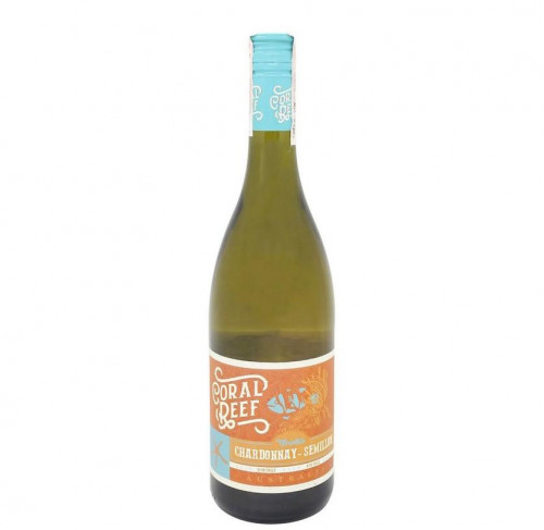 Вино Coral Reef Chardonnay-Semillon біле сухе 12.5% 0,75л