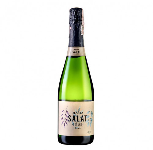 Вино игристое Masia Salat Organic Cava Brut белое сухое 0.75л 11.5%