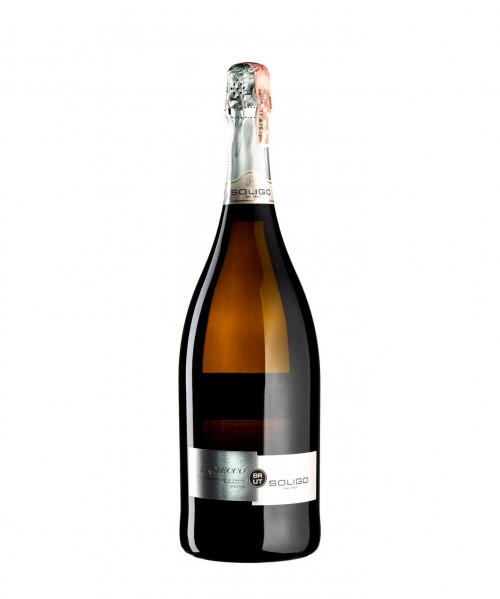 Вино ігристе Soligo Prosecco Treviso Brut біле брют 11% 1.5л