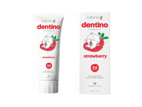 Зубна паста-гель Brillante Dentino Strawberry Kids 50мл