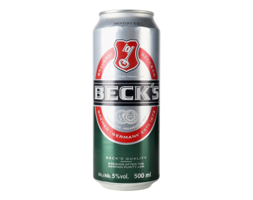 Пивo  Beck's світле ж/б 0,5л