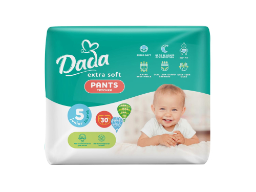 Трусики-Підгузки Dada Extra Soft 5 Junior 12-17 кг 30 шт.