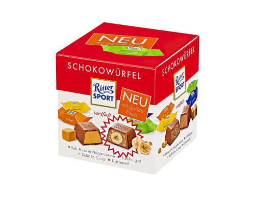 Цукерки Ritter Sport Schokowürfel Vielfalt асорті 176г