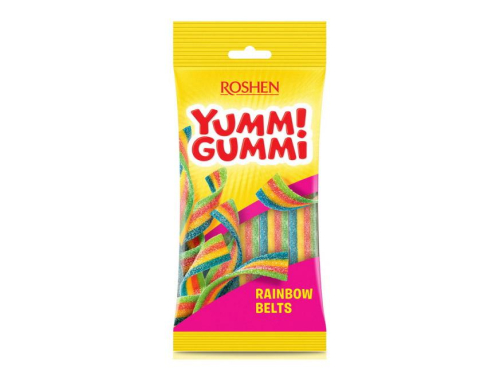 Цукерки Roshen Yumm!Gummi Sour Belts 70г