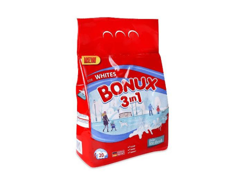 Порошок пральний Bonux Ice Fresh для білих речей, 2кг