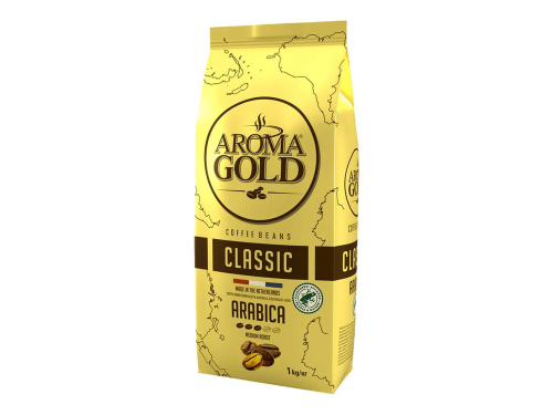 Кава Aroma Gold зернова Classic 1 кг