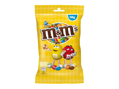 Драже M&M's з арахісом та молочним шоколадом 90г