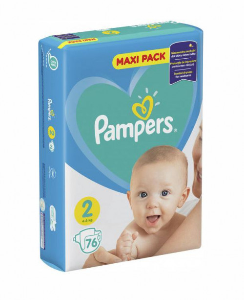Підгузки Pampers Active Baby Розмір 2 (4-8 кг) 76 шт