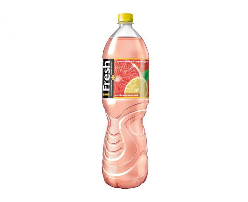 Напій  Ifresh Лимон-Грейпфрут безалкогольный соковий негазований ПЕТ 1,5л