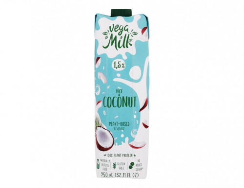 Напій 1.5% рисово-кокосовий ультрапастеризований Vega Milk т/п 950мл
