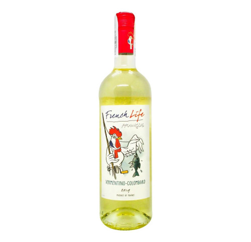 Вино French Life Vermentino-Colombard біле напівсухе 11,5% 0,75л