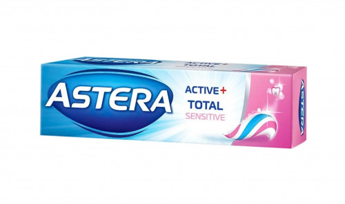 Зубна паста Astera Active+Total+Sensitive 110г