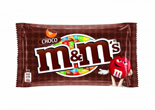 Драже M&M's з молочним шоколадом у різнокольоровій глазурі 45г