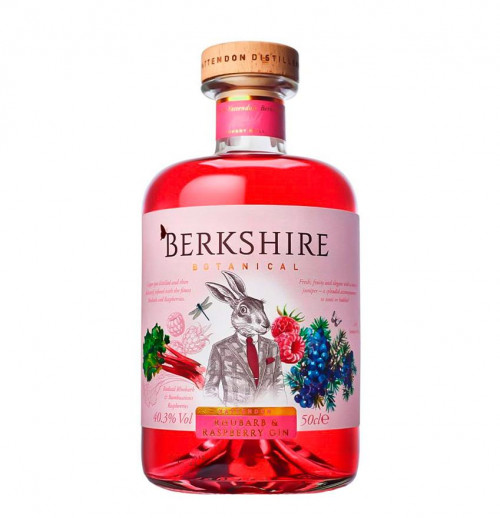 Джин Berkshire Botanical Rhubarb & Raspberry Gin, 40,3%, 0,5л