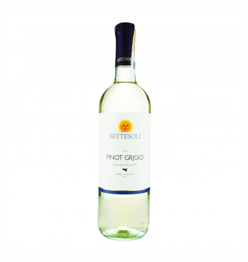 Вино Settesoli Pinot Grigio Sicilia біле сухе 13% 0,75л