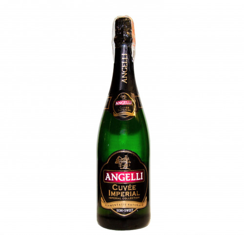 Вино ігристе Angelli Cuvee Imperial біле напівсолодке 0.75л 10.5%