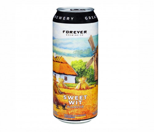 Пиво Volynski Browar Forever Sweet Wit пшеничне світле нефільтроване 4,5% 0,5л