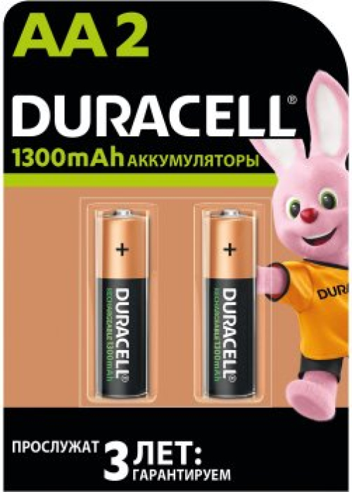 Акумулятор Duracell HR6 AA 1300 мА/h, 2шт/уп