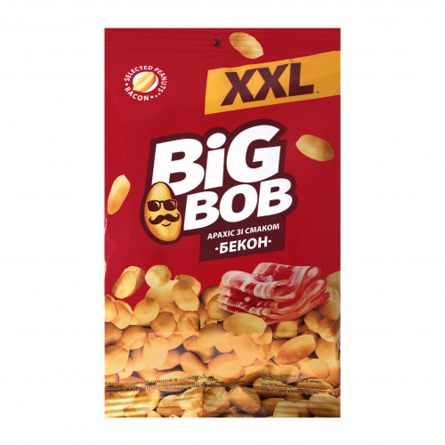 Арахіс зі смаком бекону смажений солоний XXL Big Bob м/у 170г