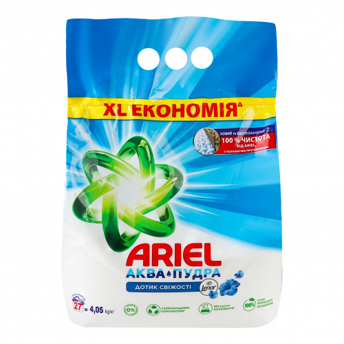 Ariel Пральний Порошок 4.05KG 27 Циклів Прання, Touch of Lenor Freshness