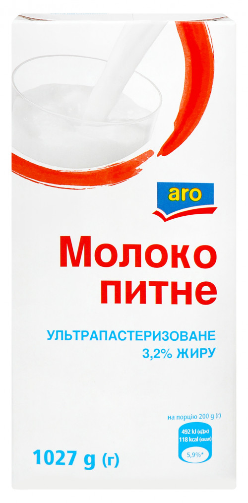 ARO МОЛОКО 3,2%1027Г