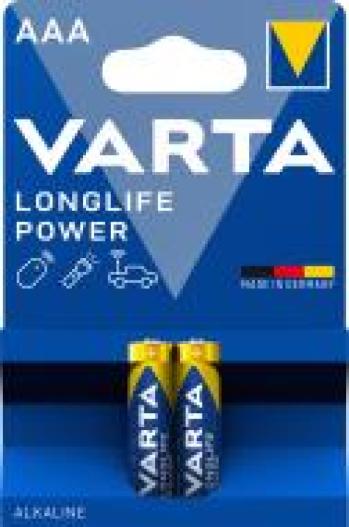 Батарейка алкалінова Varta High energy micro AAA, 2шт/уп