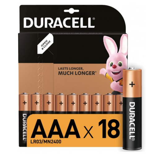 Батарейка DURACELL Basic AAA LR03 18 шт.