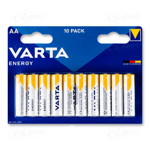 Батарейки Varta Energy AA BLI10, 10шт