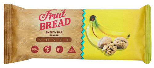 Батончик енергетичний Banana-walnuts Fruit bread Shoud'e м/у 60г