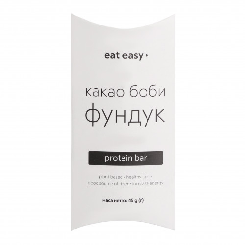 Батончик енергетичний з какао бобами та фундуком eat easy к/у 45г