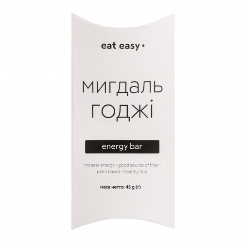 Батончик енергетичний з мигдалем та ягодами годжі eat easy к/у 45г