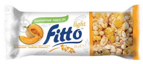 Батончик-мюслі Fitto light медова динька 25г