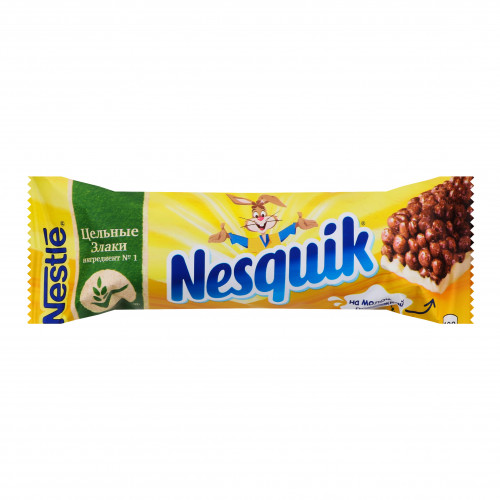 Батончик шоколадний з цілими злаками Nesquik м/у 25г