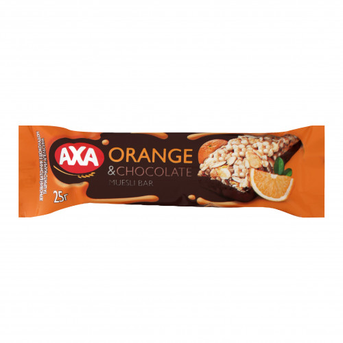 Батончик зерновий Orange&Chocolate Аха м/у 25г