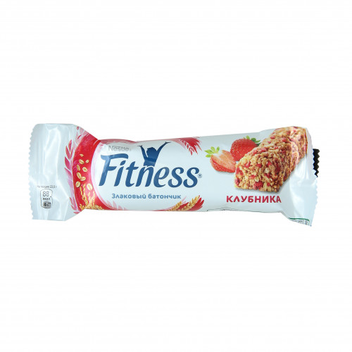 Батончик злаковий з полуницею Fitness Nestle м/у 23.5г