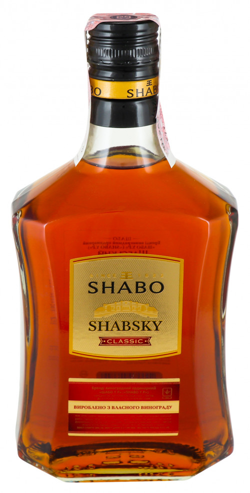 Бренді 0.5л 40% V.S Шабський Classic Shabo пл