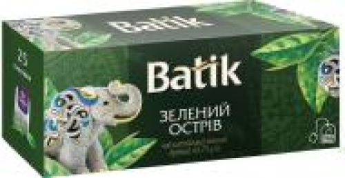 Чай Batik Зелений острів ТВ, 20*1,75г