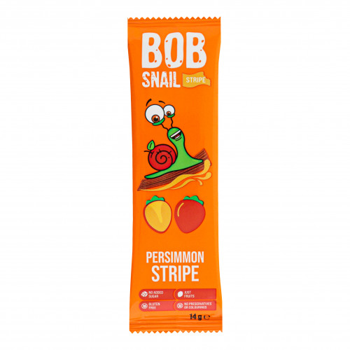 Цукерка фруктова Страйп з хурми Bob Snail м/у 14г