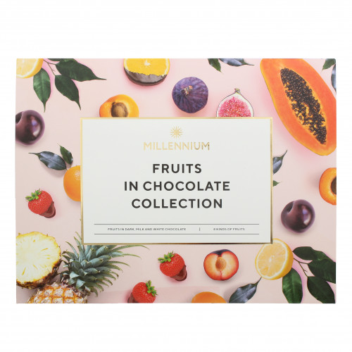 Цукерки асорті Fruits in chocolate Collection Millennium к/у 300г