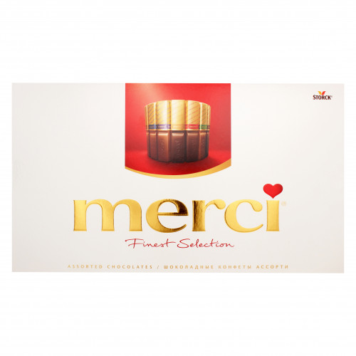 Цукерки Асорті з шоколаду Finest Selection Merci к/у 400г