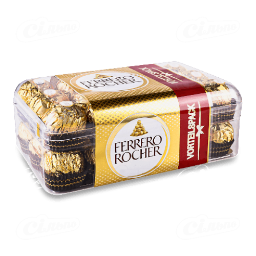 Цукерки Ferrero Rocher з лісовим горіх мол/шок п/у, 375г