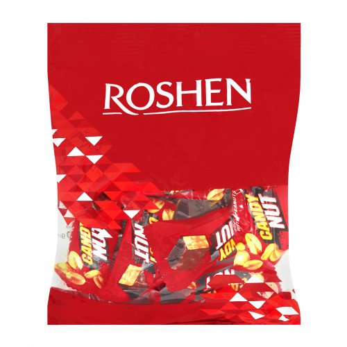 Цукерки глазуровані м'яка карамель з арахісом Cundy Nut Roshen м/у 160г