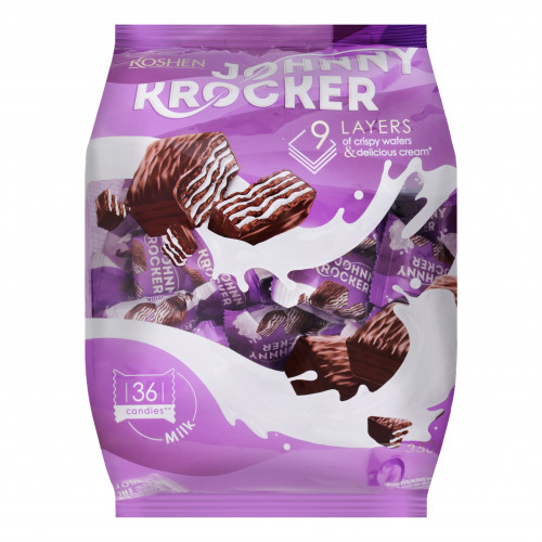 Цукерки глазуровані Milk Johnny Krocker Roshen м/у 350г