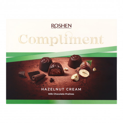 Цукерки Hazelnut Cream Compliment Roshen к/у 122г