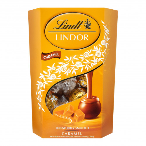 Цукерки Lindt Lindor з карамельною начинкою 200г х8