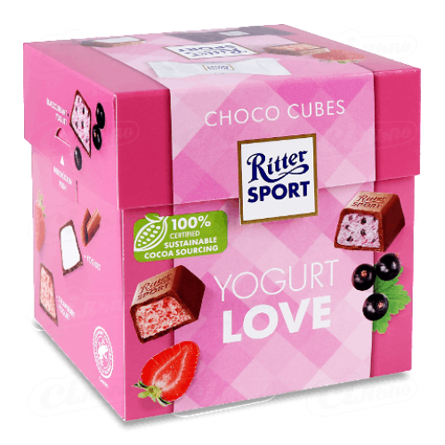 Цукерки Ritter Sport «Йогуртовий мікс», 176г