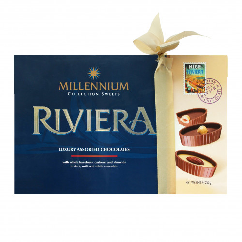 Цукерки шоколадні асорті Riviera Millennium к/у 250г