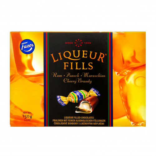 Цукерки шоколадні з лікером Liqueur Fills Fazer к/у 150г